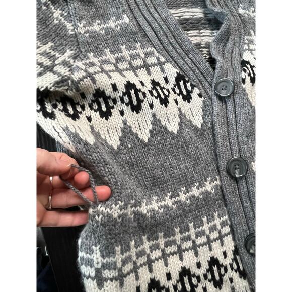 Vintage Y2K Western Style Wool Blend Cardigan by Moda International - Picture 5 of 12